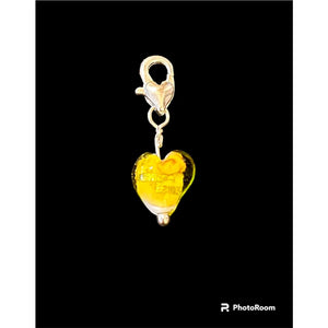Unleash your inner jewelry designer with Gloria’s Necklace Builder! Sm. Silver Yellow Heart Charm Pendants Stones & Charms Gloria’s