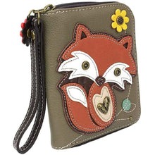 Chala Fox Zip-Around Wallet/Wristlet Gift for Fox Lovers Clothing Shoes & Jewelry Gloria’s Accessory Heaven