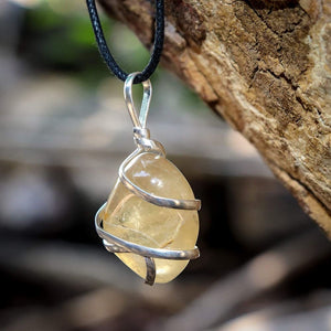 Citrine Gemstone Pendant Necklace - Natural Clothing Shoes & Jewelry Gloria’s Accessory Heaven