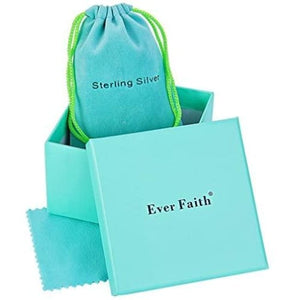 EVER FAITH 925 Sterling Silver CZ Clothing Shoes & Jewelry Gloria’s Accessory Heaven
