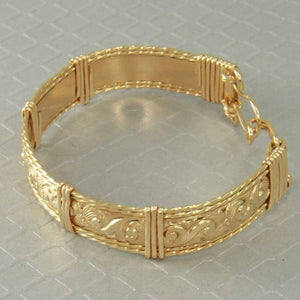 Handmade 14k Gold Bangle Bracelet Wire Wrapped Jewelry Custom Order Handmade Products Gloria’s Accessory Heaven
