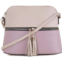 Lightweight Medium Dome Crossbody Bag with Tassel | Zipper Pocket | Adjustable Strap Gloria’s Accessory Heaven