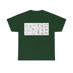 Unisex Heavy Cotton Tee Forest Green / S T-Shirt Gloria’s Accessory Heaven